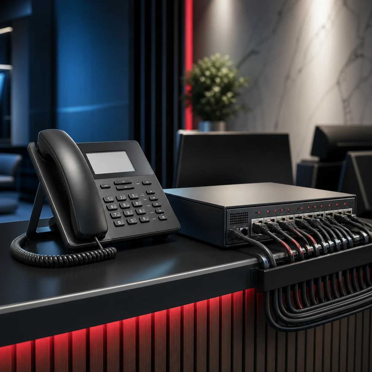 Phone and switchboard visual